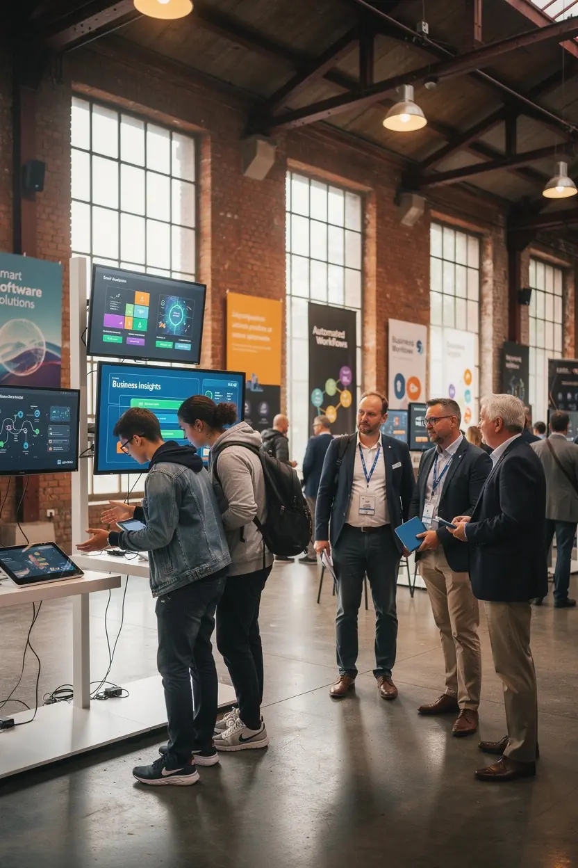 Modern office workspace