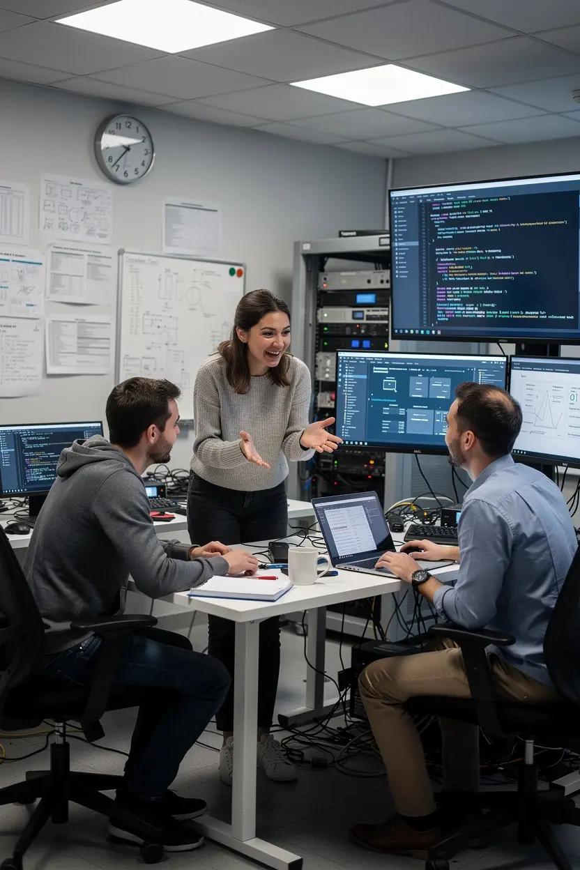 Professional business solutions illustration